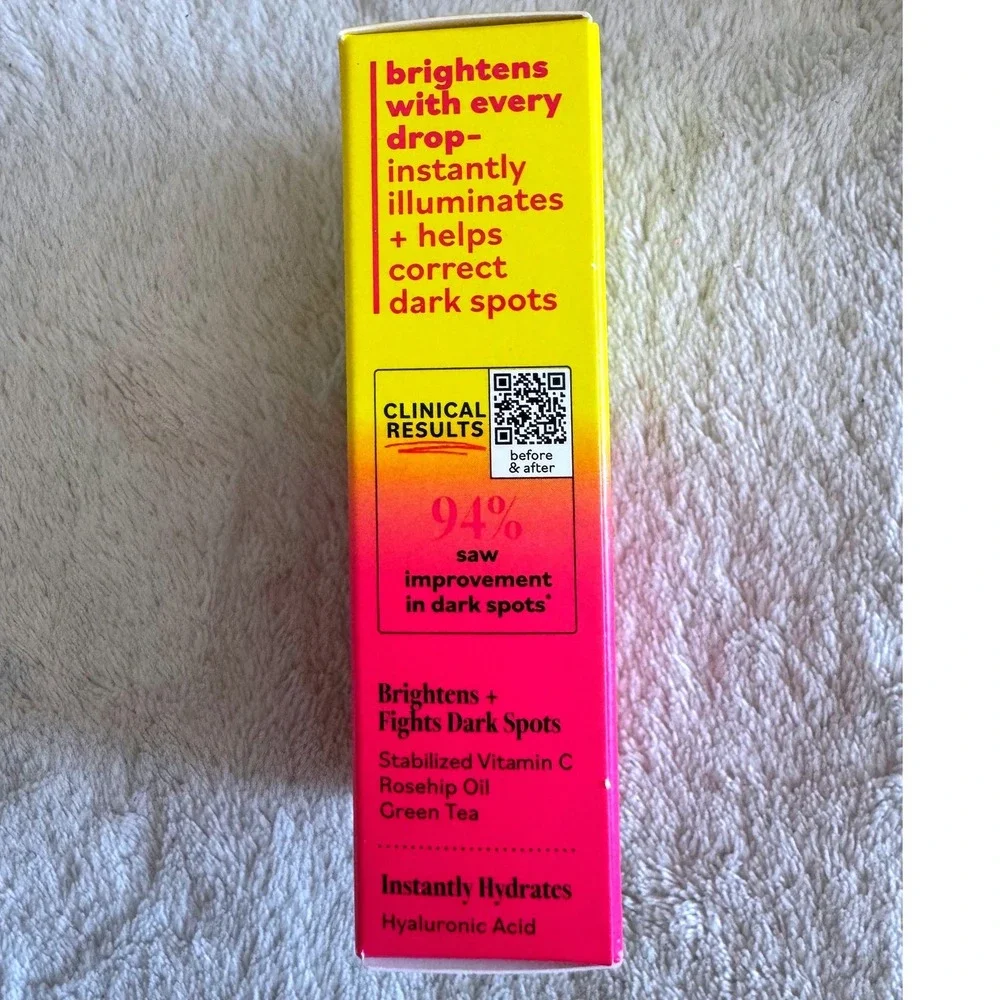 DERMA E Vitamin C Concentrated Serum Brightening Dark Spot Treatment NWT 0.5 oz
